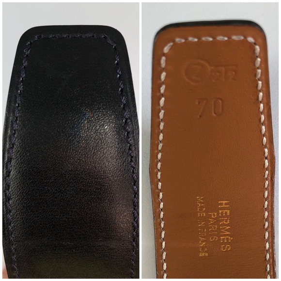 SOLD Authentic 32mm Hermes Belt Size 70 - Picture 2 of 5